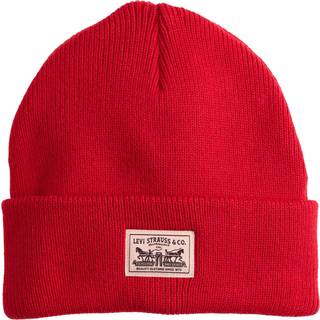 Backpatch Beanie, Rhythmic Red