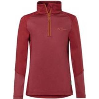 Vaude Kid's Livigno Halfzip Fleecesweatere Børn størrelse 110/116 farve rød