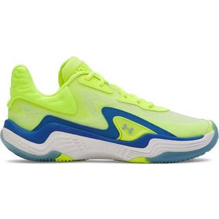 Under Armour Spawn 7 Unisex Basketball Shoes High Vis Yellow / Blue Atlantis / Metallic Blue Calm 46
