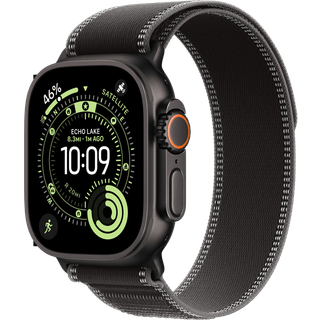APPLE Watch Ultra 3GPS + Cellular49mmBlack Titanium Case with Black/Charcoal Trail Loop - M/L