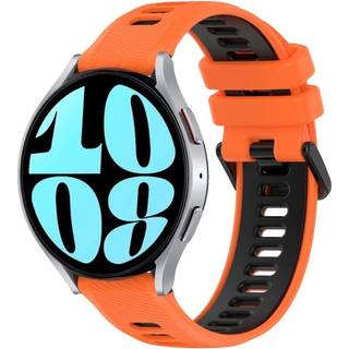 Samsung Galaxy Watch 6 44mm Urrem - Orange/Sort