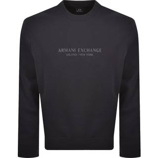 Armani Exchange Logo Sweatshirt Navy