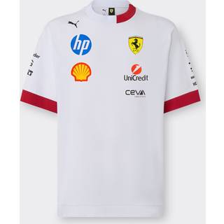 PUMA Scuderia Ferrari 2025 Drivers Tee Men, Clothing, White, XXL