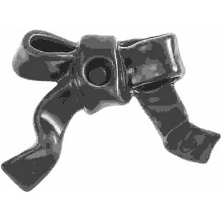 Keramik Kerzenhalter Schleife - Grün