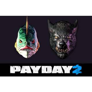 PAYDAY 2 - Lycanwulf and The One Below Masks (DLC) (PC) Steam Key - GLOBAL