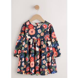 Next Langærmet kjole med lag (3måneder -7år) - 6-9 mdr