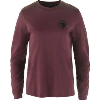 Fjällräven Women's 1960 Logo T-Shirt L/S Longsleeve Damer størrelse XS farve lilla