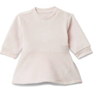 Calvin Klein Calvin Klein Pink Newborn Ribbed Fleece Dress - 6874cm