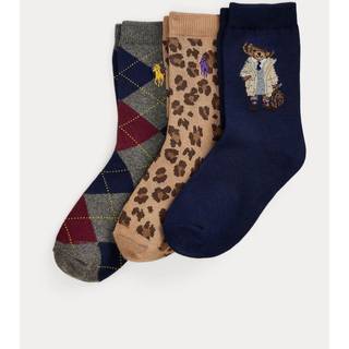Polo Ralph Lauren Polo Ralph Lauren Animal Kids Bear Socks 3 Pack