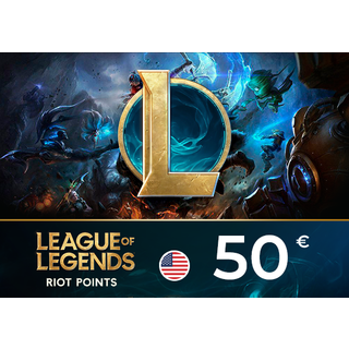 League of Legends Riot Points 50 USD Riot Games Key - UNITED STATES