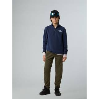 The North Face Teens' Glacier 1/4 Zip Pullover Summit Navy, XS