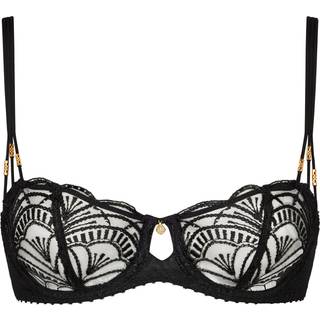 Aubade Vibes balconette BH, sort, Størrelse: 85B, Dame