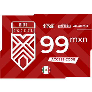 Riot Access Code 99 MXN Key - MEXICO