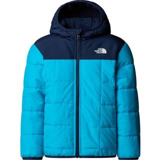 The North Face Boy's Reversible Shasta Fullzip Hooded Jacke Syntetisk jakke Børn størrelse 5 farve blå