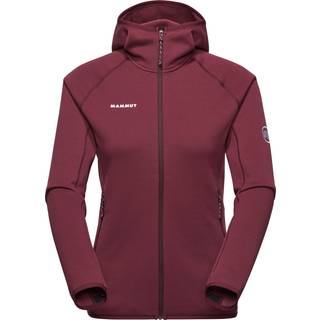 Mammut Women's Aconcagua Midlayer Hooded Jacket Fleecejakke Damer størrelse S farve rød