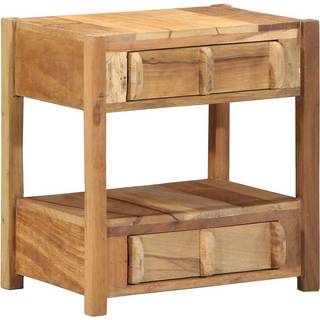 Sidebord med skuffe Brun 43 x 32 x 46 cm Massivt genbrugstræ