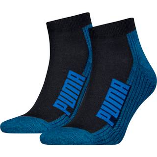 Puma 2-pak BWT Cushioned Quarter Sock - Blue - Str 43/46 * Kampagne *