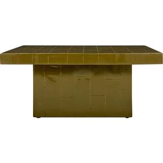 House Doctor Brick Sofabord 100x100 Cm t - Sofabord Jern Grøn - 900000104