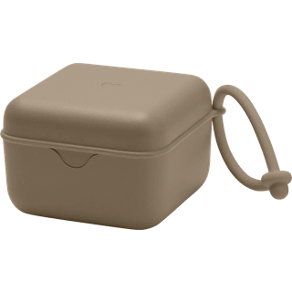 BIBS Accessories Pacifier Box - Sutteboks m. Plads til 3 Sutter - Dark Oak