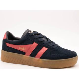Gola Women's Grandslam Suede Sneaker Damer størrelse 3 farve blå/brun