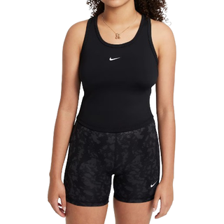 Nike One Fitted Dri-FIT Tanktop Sort XL til junior - Optimal komfort til løbetræning