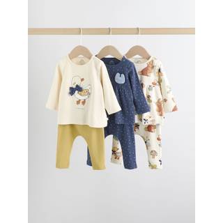Next Sæt med langærmet top og leggings 6 Pieces (0måneder-3år)