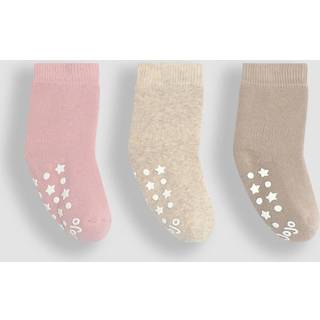 Jojo Maman Bébé JoJo Maman Bébé Natural Pink 3-Pack Extra Thick Socks