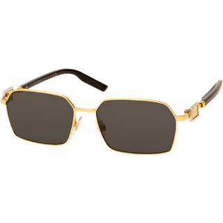 Dolce & Gabbana Mand DG2316 02/87 Solbriller Metal Guld Grå Firkantet Normal