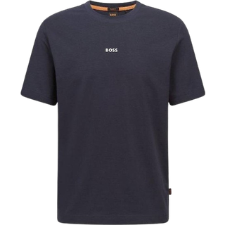 BOSS TChup Logo T Shirt Navy