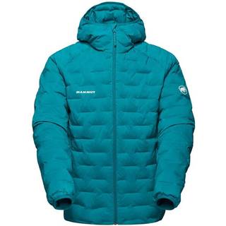 Mammut Sender Insulation Hooded Jacket Syntetisk jakke Herrer størrelse XXL farve turkis