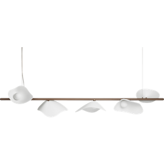 Nuura Florii 5 Linear Pendel Mørk Bronze/Hvid