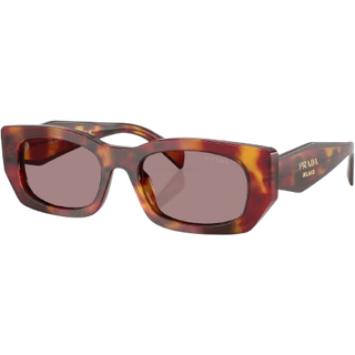 Prada Kvinde PR B05S 22A20I Solbriller Acetat Skildpadde Brun Pillow Normal