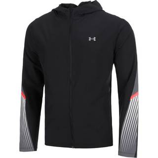 Under Armour Velociti Storm Hooded Running Jacket Men - Black, Grey, Size L - black