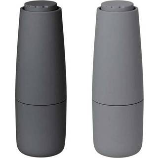 blomus Salpi salt- og peberkværn plast Sharkskin/Magnet (grå/grå)