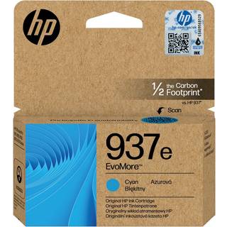 HP blæk 937e EvoMore Cyan