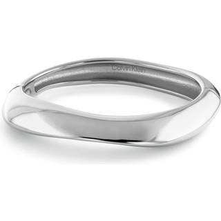 Sculpted Bangle Bracelet - Silver - One Size