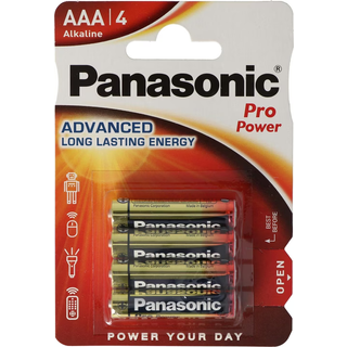 Panasonic Pro Power Alkaline AAA / LR03 / Micro batterier