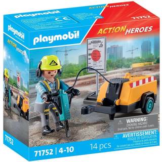 Playmobil Action Heroes anlægsarbejder 71752