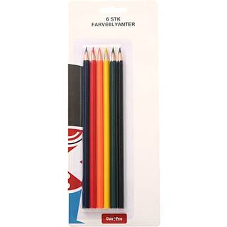 Danpen farveblyanter 6 stk. - multifarvet (På lager i butik)