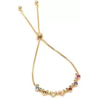 Mickey Mouse Goldtone Slider Bracelet - Multicolored