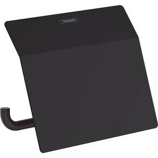 Hansgrohe AddStoris papirholder m/låg - mat sort