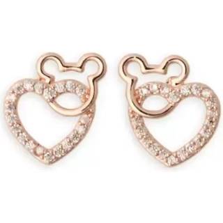 Mickey Mouse Icon and Heart Earrings - Multicolored