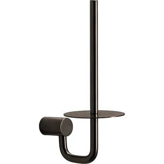 Pressalit reservepapirholder m/plade - Sort krom