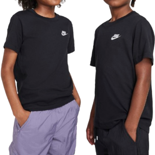 Nike Sportswear-T-shirt til større børn - sort - XL
