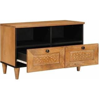 TV Enheder med skuffe Lys Brun 70 x 33 x 46 cm Konstrueret træ