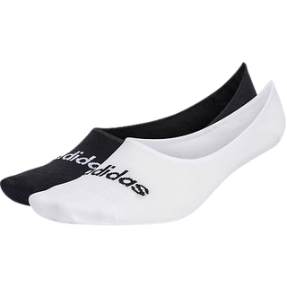 Thin Linear Ballerina sokker, 2 par - White / Black - 37-39
