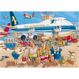 Genoptrykt Puslespil "Wasgij Original 2 Happy Holidays!" 1000 Brikker