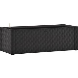 Højbed Med Automatisk Vandingssystem - Antracitgrå / 100 x 43 x 33 cm