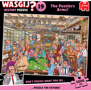 Genoptrykt Puslespil "Wasgij Destiny 19 The Puzzlers Arms!" 1000 Brikker