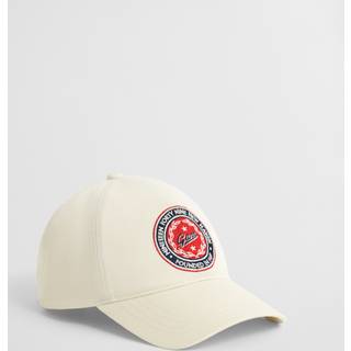 GANT Herre Graphic cap af bomuldstwill (ONE SIZE) CREAM